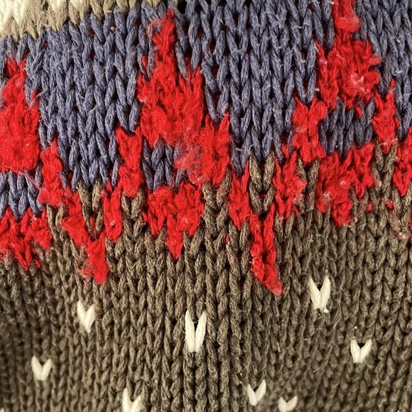 Vintage Fair Isle Pinecone B Moss co Sweater. - Picture 10 of 12